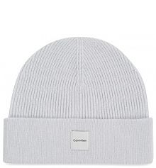 Czapka zimowa Calvin Klein niebieska jasna damska Chunky K60K612584 Błękitny