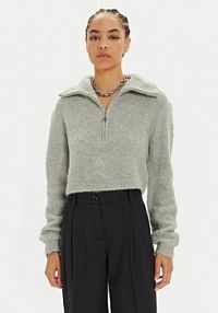 Golf Patrizia Pepe szary damski Sweter