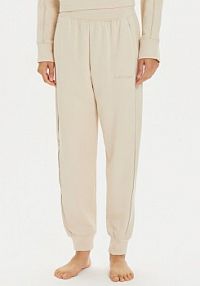 Spodnie dresowe Calvin Klein Underwear beżowe damskie 