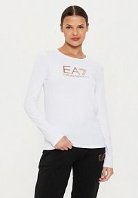 Bluzka EA7 Emporio Armani biała damska 