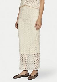 Spódnica ołówkowa Vila beżowa 