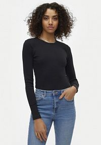 Bluzka Vero Moda czarna damska 