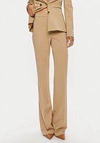 Spodnie eleganckie PINKO beżowe damskie Materiałowe