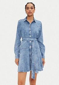 Sukienka jeansowa Tommy Jeans niebieska 