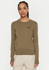 Sweter Aeronautica Militare zielony damski 