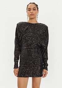 Sukienka koktajlowa PINKO czarna 