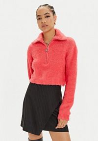 Golf Patrizia Pepe różowy damski 