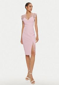 Sukienka koktajlowa Imperial różowa 
