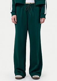 Spodnie eleganckie Noisy May zielone damskie Materiałowe Jenna 27031526  Relaxed Fit