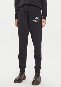 Spodnie dresowe Aeronautica Militare czarne damskie 