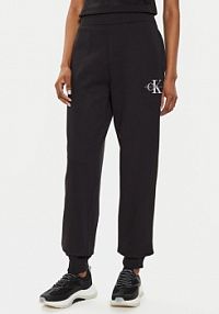 Spodnie dresowe Calvin Klein Jeans czarne damskie 