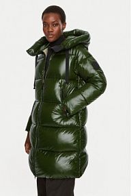 Kurtka puchowa Save The Duck zielona damska Płaszcz zimowy