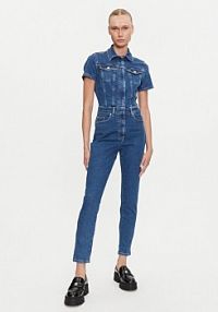 Kombinezon Tommy Jeans niebieski 