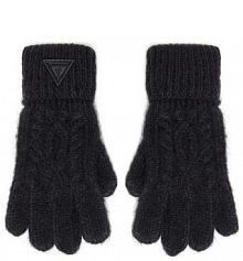 Rękawiczki Guess czarne damskie Damskie