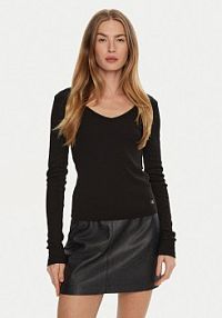Bluzka Calvin Klein Jeans czarna damska 