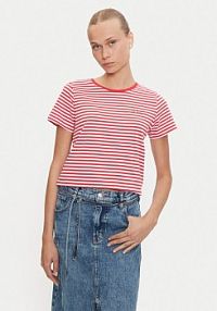 T-shirt Noisy May czerwony damski 