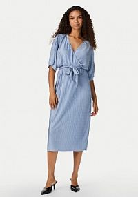 Sukienka koktajlowa YAS niebieska 