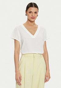 T-shirt Mustang biały damski 