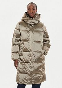 Kurtka puchowa Calvin Klein Jeans szara damska Płaszcz zimowy