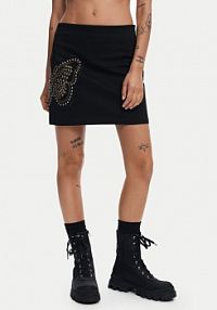 Spódnica mini Desigual czarna 