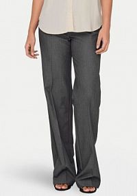 Spodnie eleganckie ONLY szare damskie Materiałowe Kayle 15324532  Straight Fit