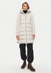 Kurtka puchowa Save The Duck beżowa damska Płaszcz zimowy