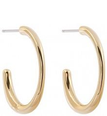 Kolczyki Calvin Klein złote 