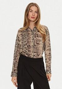 Koszula Sisley beżowa damska 
