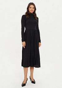 Sukienka dzianinowa Tommy Hilfiger czarna 