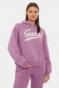 Bluza przez głowę Gant różowa 4200489  Loose Fit