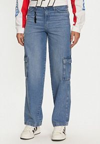 Jeansy Wrangler niebieskie damskie 