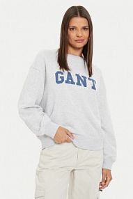 Bluza przez głowę Gant szara 