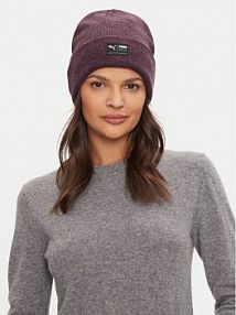Czapka zimowa Puma fioletowa damska Archive Heather Beanie 021739 28