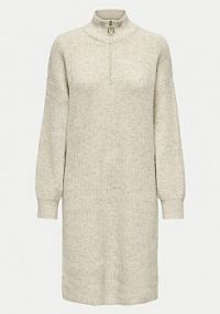 Sukienka dzianinowa ONLY beżowa 