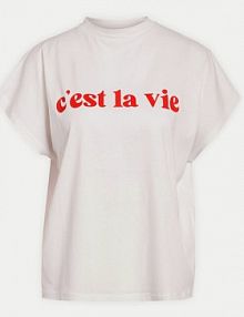 T-shirt Noisy May biały damski 