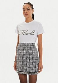 Spódnica mini KARL LAGERFELD wielokolorowa 