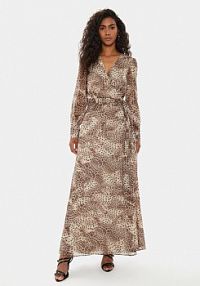 Sukienka letnia Guess beżowa Codzienna