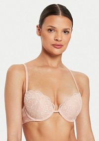 Biustonosz Guess beżowy Push-up