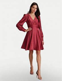 Sukienka koktajlowa Swing czerwona 