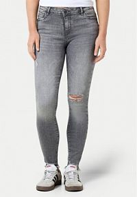 Jeansy Noisy May szare damskie 