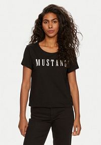 T-shirt Mustang czarny damski 