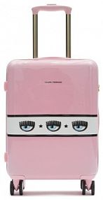 Walizka Chiara Ferragni różowa Kabinowa