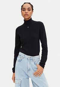 Golf Tommy Jeans czarny damski 