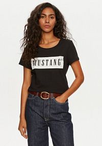 T-shirt Mustang czarny damski 