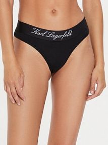 Stringi KARL LAGERFELD czarne 