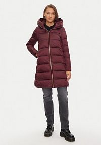 Kurtka puchowa Save The Duck czerwona damska Płaszcz zimowy
