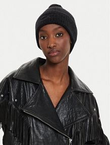 Czapka zimowa Calvin Klein czarna damska 