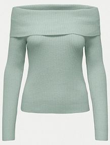 Sweter ONLY zielony damski Katia 15311830  Regular Fit