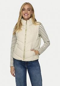 Kamizelka JDY beżowa damska 