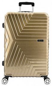 Walizka Semi Line złota średnia